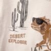 Toddler Desert Lizard Graphic Tee - Ivory